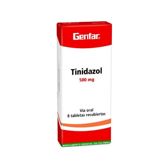 tinidazol 500mg gf 8 tabletas