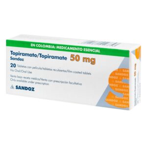 Topiramato 50Mg 20 Tabletas Sz