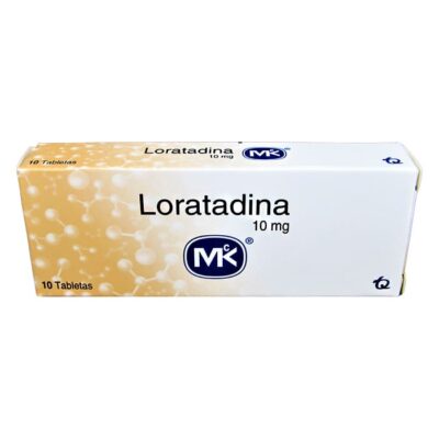 loratadina 10mg w 10 tabletas