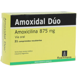AMOXIDAL DUO 875 MG 21 COMPR (PAE)