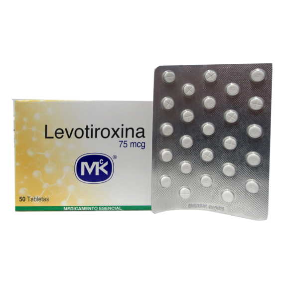 levotiroxina 75 mcg mk 50 tabletas