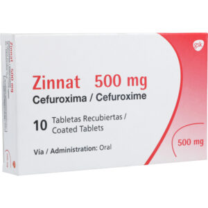 ZINNAT 500mg 10 Tabletas