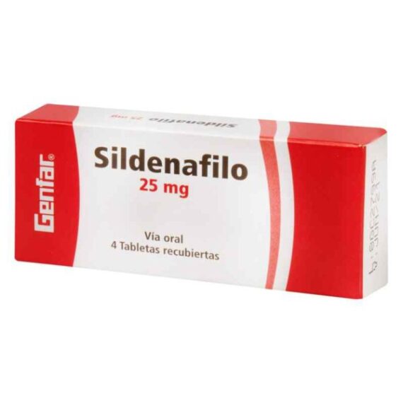 sildenafil 25mg gf 4 tabletas