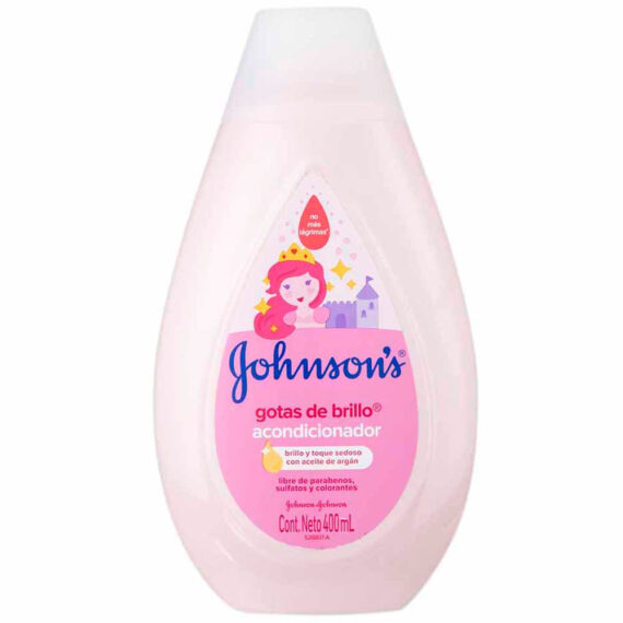 acondicionador j&j baby 400ml gotas de brillo