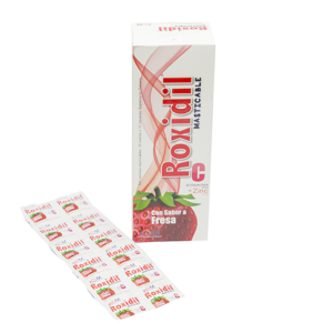 ROXIDIL MAST.VIT.C+ZINC FRESA 100 TAB