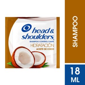 Shampoo H&S Hidrat.A.Coco 18Ml 12 Sobres