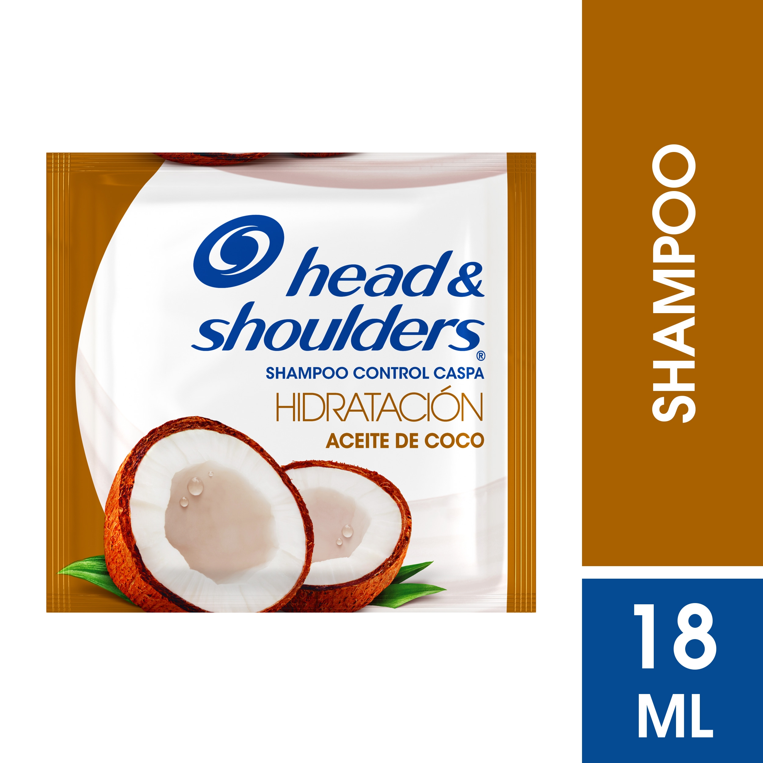 Shampoo H&S Hidrat.A.Coco 18Ml 12 Sobres