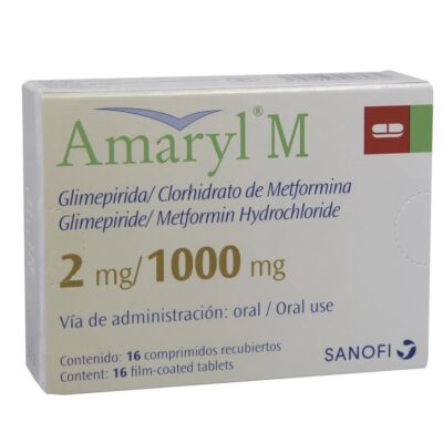 amaryl m 2 mg/1000mg 16 compr