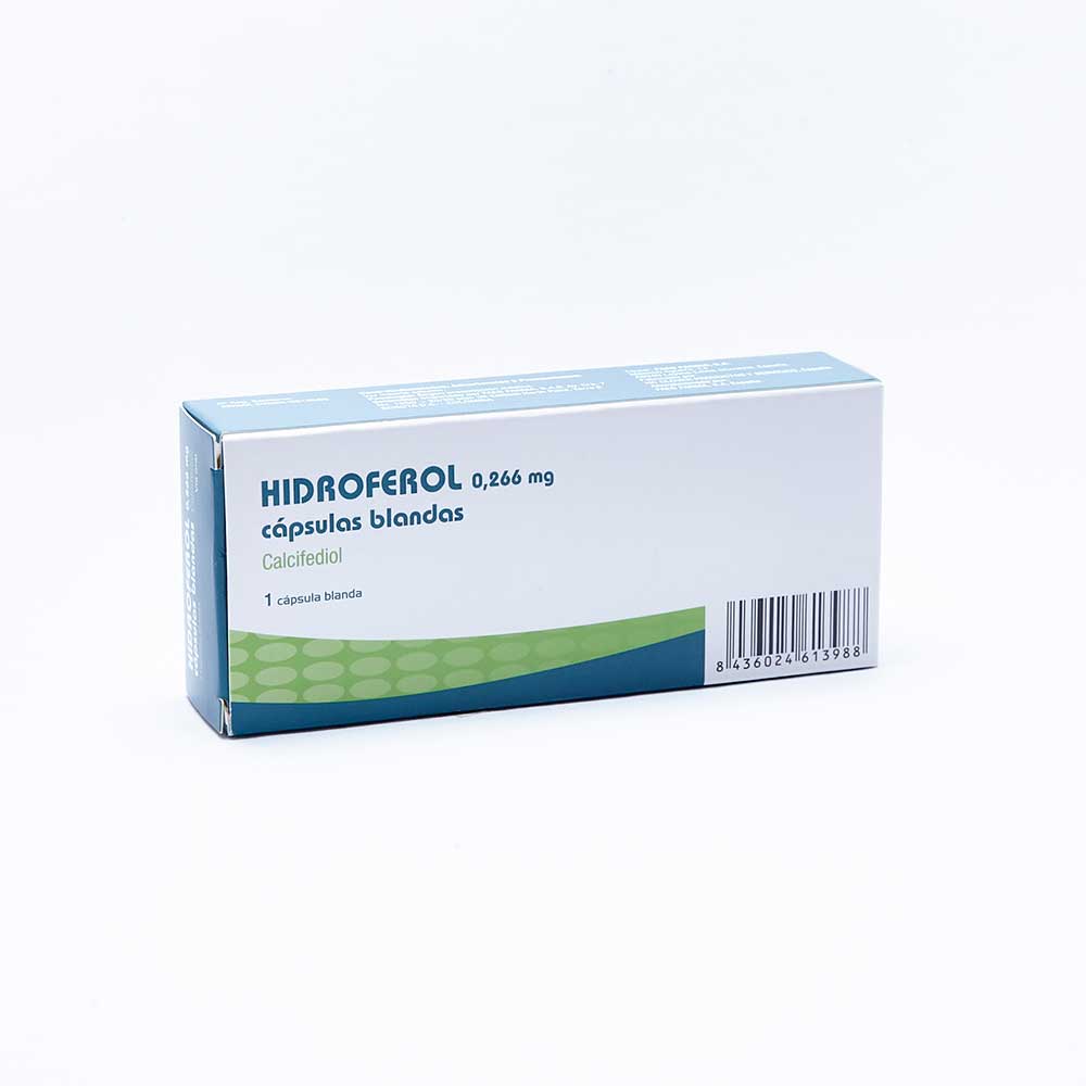HIDROFEROL 0.266 MG 1 CAP.BLANDA