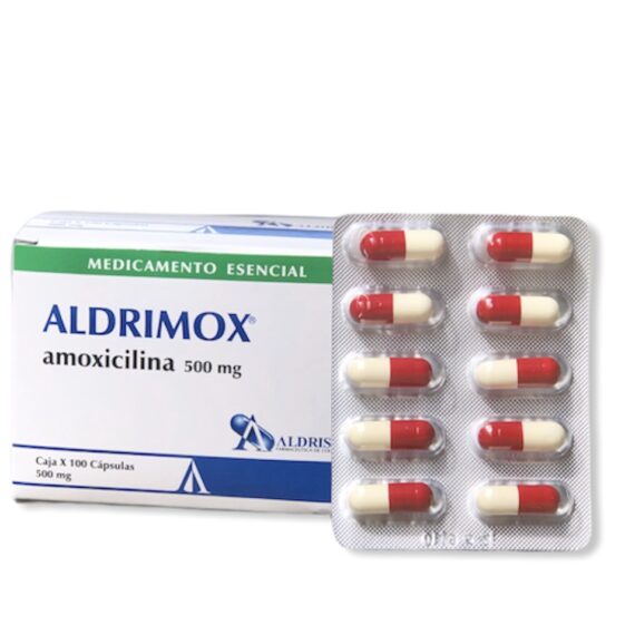 aldrimox 500mg 100 capsulas