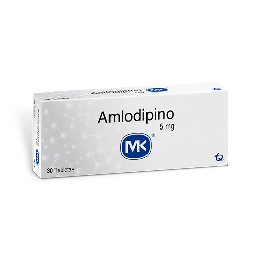 amlodipino 5mg mk 30 tabletas