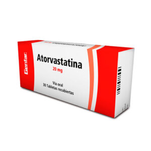 ATORVASTATINA 20 MG GF 30 TBS