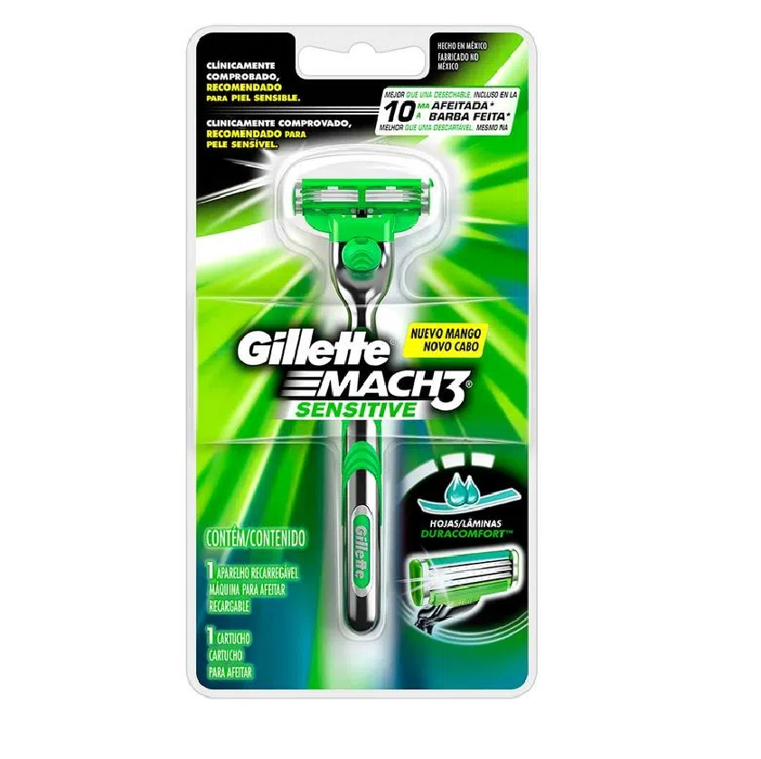 Maquina Afeitar Mach 3 Sensitive