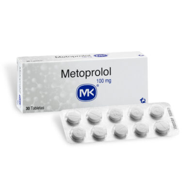 metoprolol 100mg gf 30 tabletas