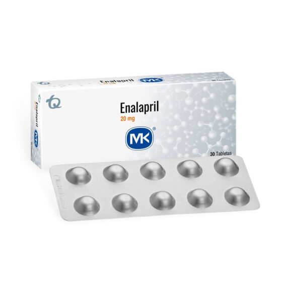 enalapril 20mg mk 30 tabletas