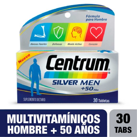 centrum silver men 50 30 tabletas