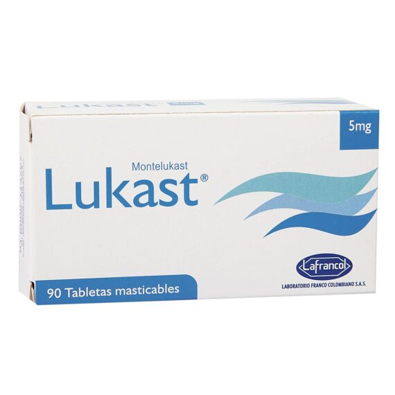 lukast 5mg 90 tabletas