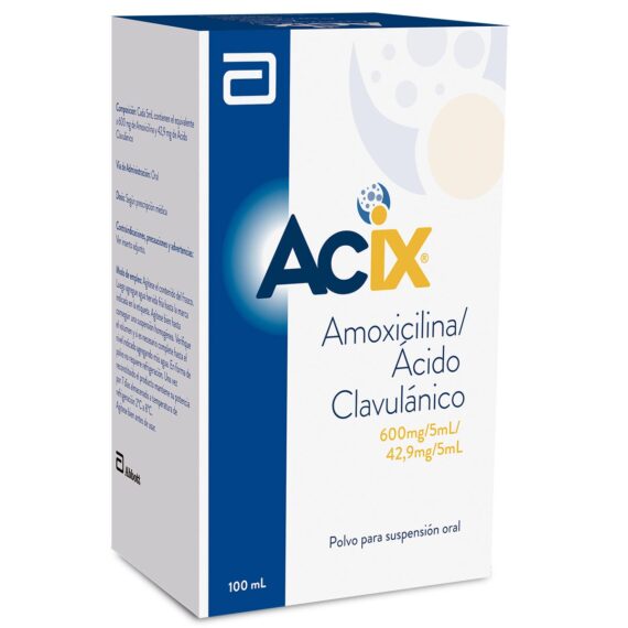 acix polvo suspension 600/42.9mg/5ml 100ml