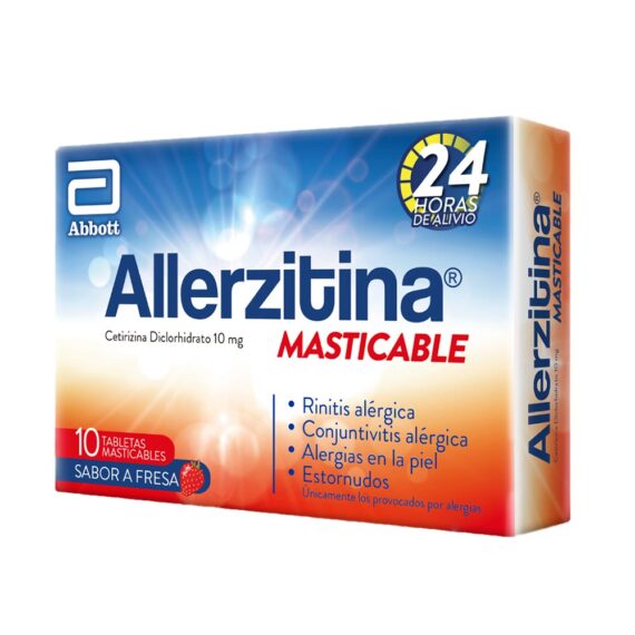 allerzitina masticable fresa 10mg 10tab