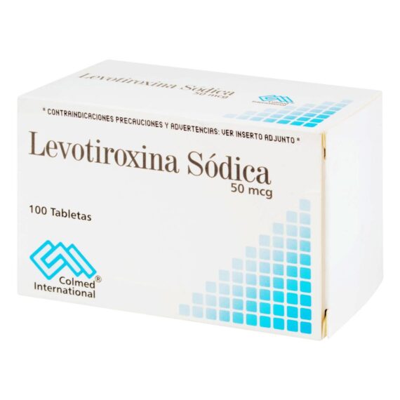 levotiroxina 50mg cm 100 tabletas