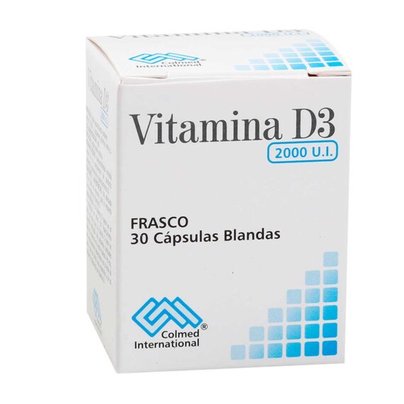 vitamina d3 2000 ui 30 capsulas blandas