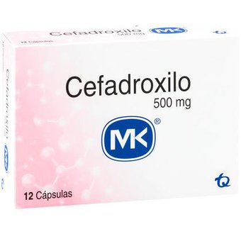 cefadroxilo 500mg mk 12 tabletas