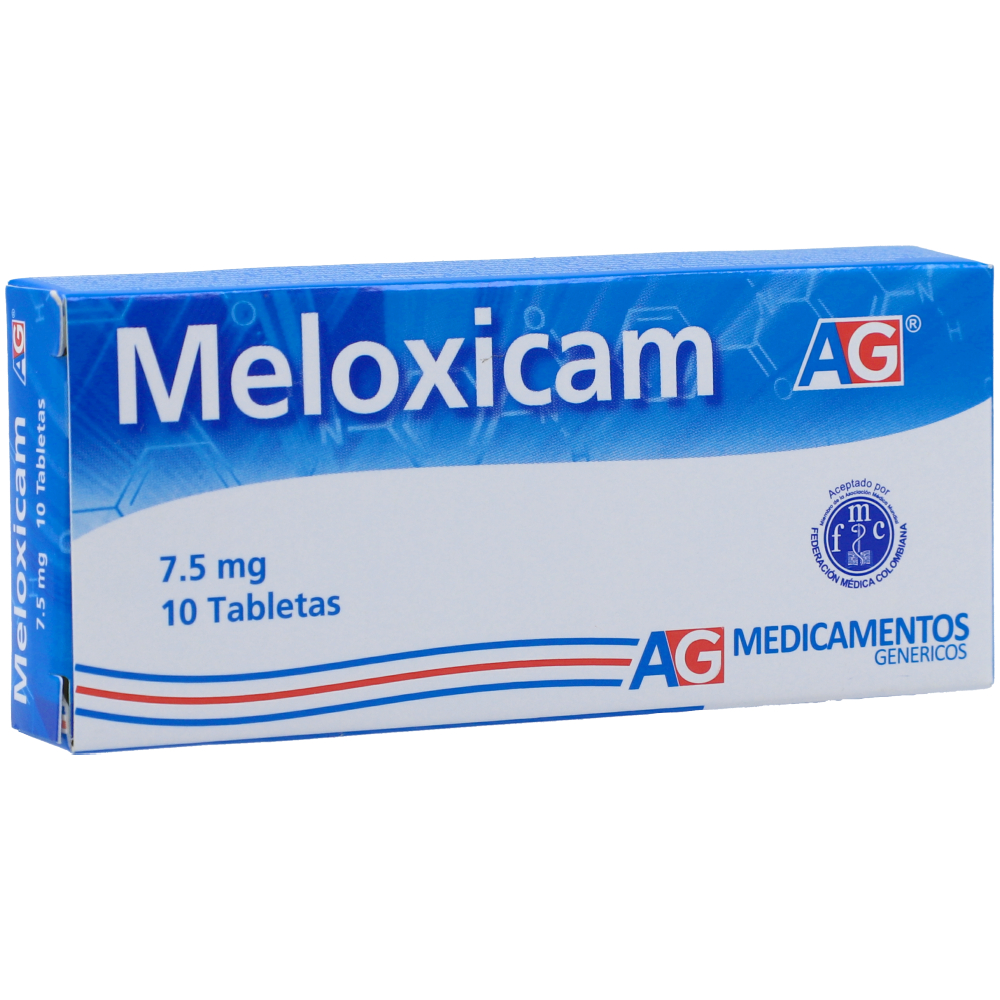 Meloxicam 7.5Mg Ag 10 Tabletas