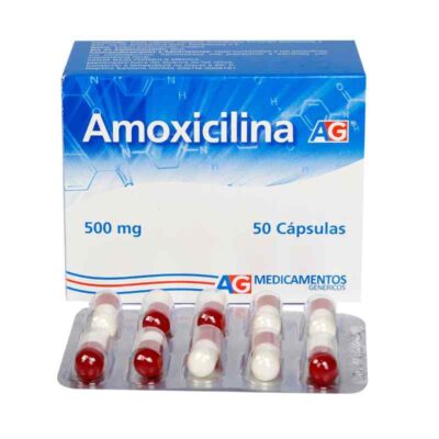 amoxicilina 500mg ag 50 capsulas