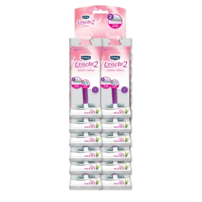 maquina schick exacta2 p/delicada 12uds