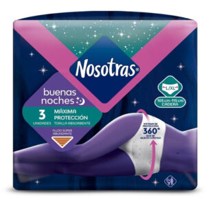 Toallas Nosotras Buenas Noches Max.Pr.T.L 3U