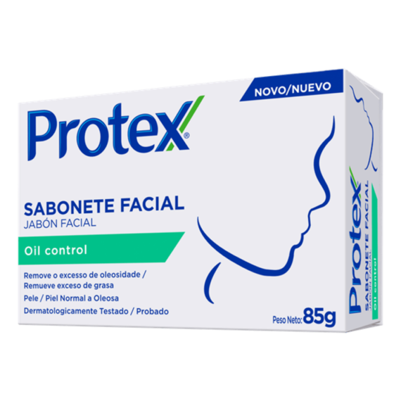 jabón facial protex oil control 85gr