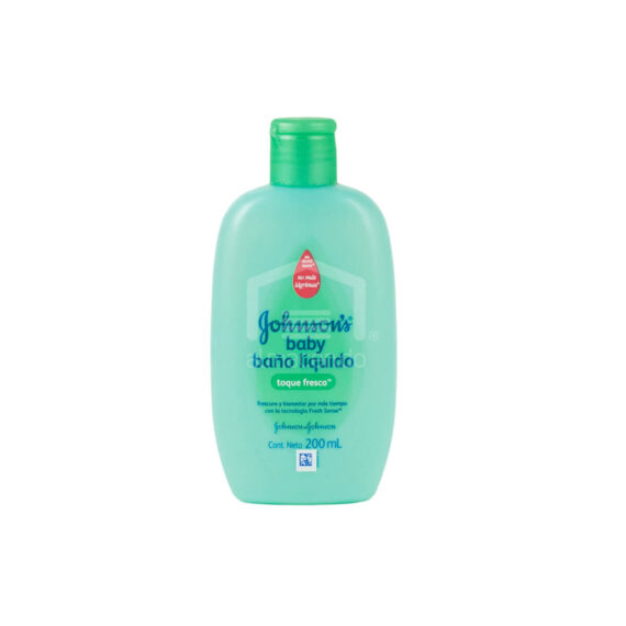 baño liquido j&j baby toque.fresco 200ml