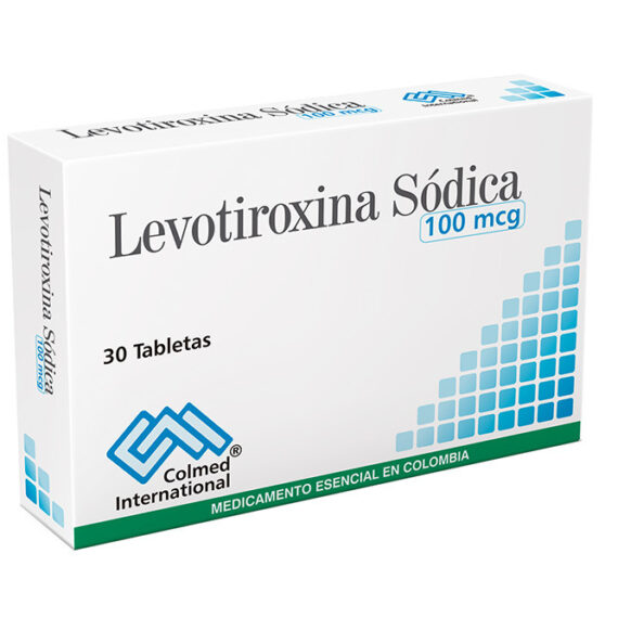 levotiroxina 100mg cm 30 tabletas