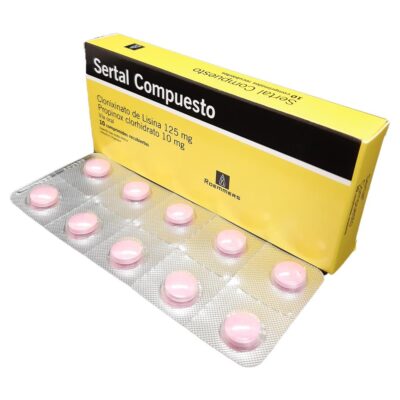 sertal compuesto 100 comprimidos