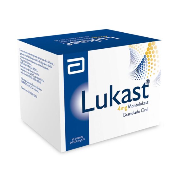 lukast 4 mg 30 tabletas