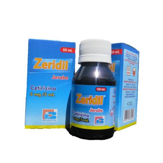 zeridil jarabe 5 mg/5ml 60ml