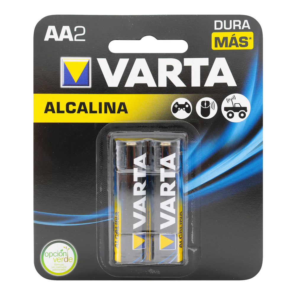 Pila Varta Alkalina Aa 2Uds
