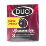 Condones DUO U.SENSIBLE 3Uds