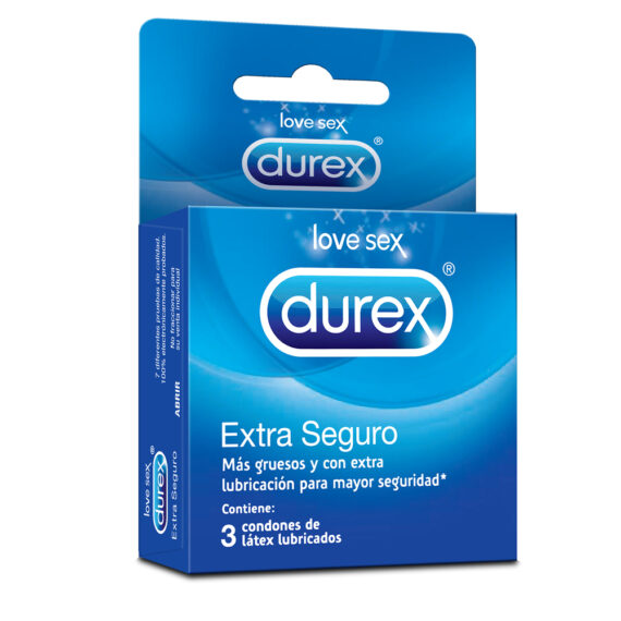 condones durex extra seguro 3uds