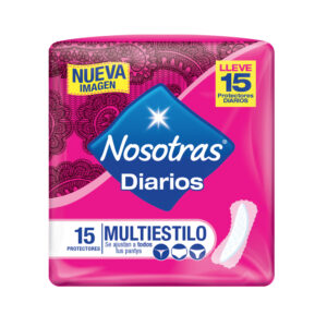 Protectores Nosotras Dia.Multi Estilo 15Uds