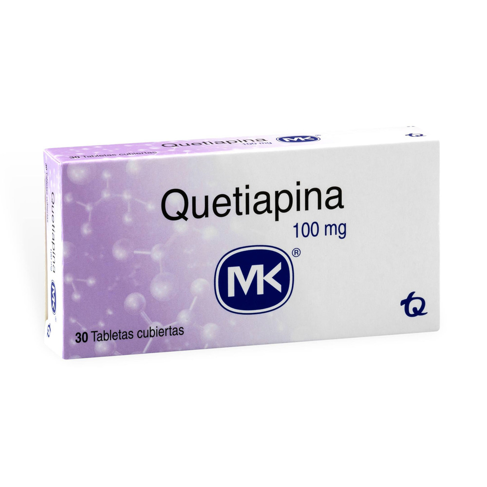 Quetiapina 100Mg 30 Tabletas Mk