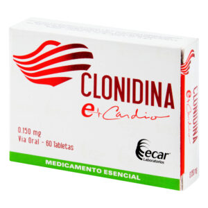 Clonidina 150Mg Ec 60 Tabletas