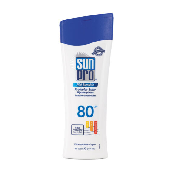 bloqueador sun pro piel sens.spf 80 220gr