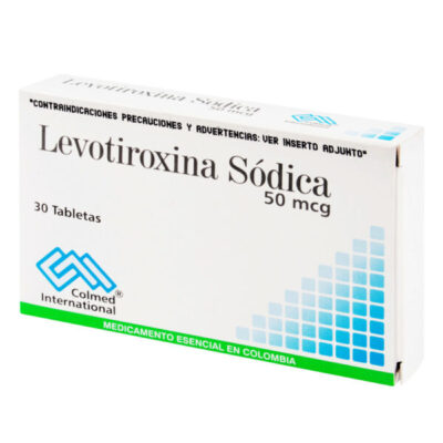 levotiroxina 50mg cm 30 tabletas