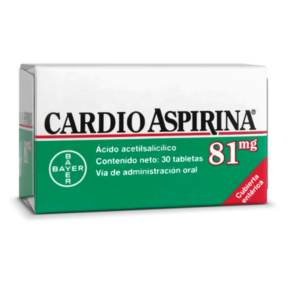 CARDIOASPIRINA 81 MG 30 TAB PDB