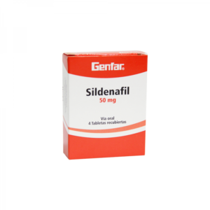SILDENAFIL 50mg GF  4 Tabletas