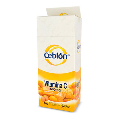 cebion mast. mandarina 100 tabletas