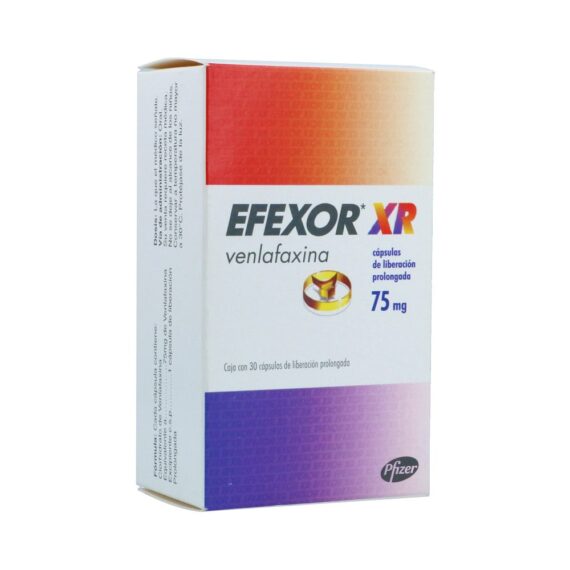 efexor xr 75mg 10 capsulas.