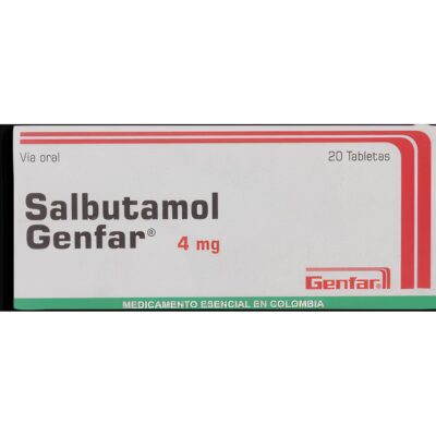 salbutamol 4 mg gf 20 tabletas