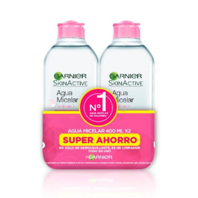 2 agua micelar skin active garnier 400ml